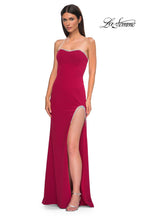 La Femme Dress 32825 - Deep Red