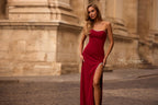 La Femme Dress 32825 - Deep Red