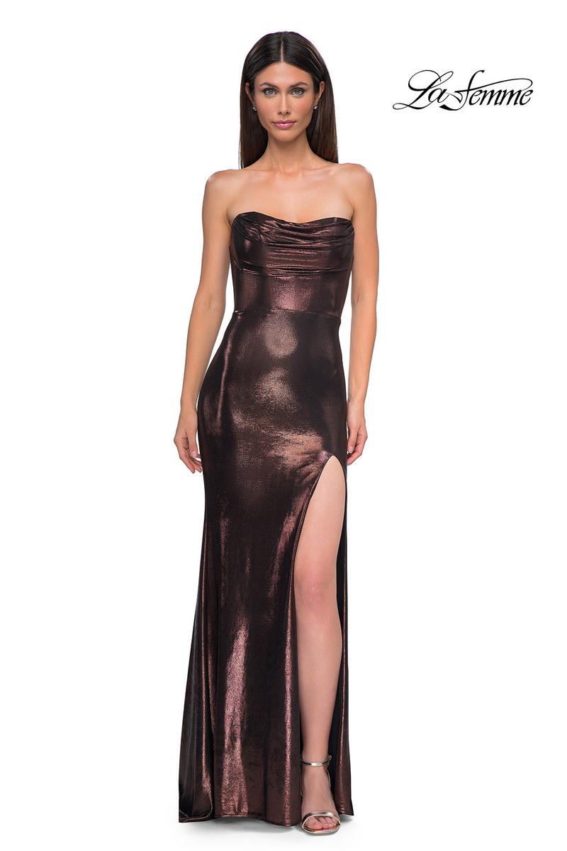 La Femme Dress 32828 - Bronze