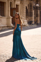 La Femme Dress 32828 - Dark Teal