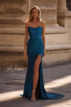 La Femme Dress 32828 - Dark Teal