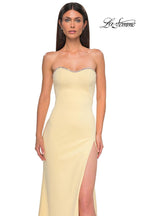 La Femme Dress 32829 - Pale Yellow