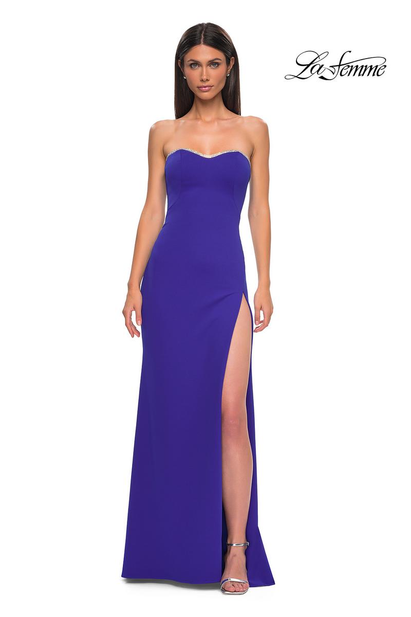 La Femme Dress 32829 - Royal Blue