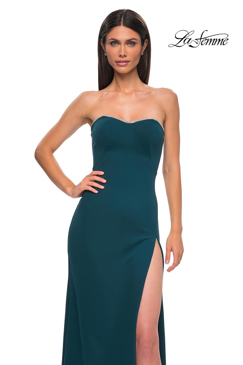 La Femme Dress 32829 - Teal