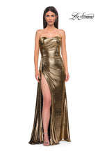 La Femme Dress 32830 - Black Gold