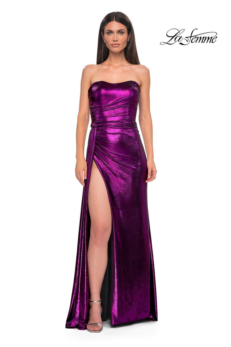 La Femme Dress 32830 - Purple