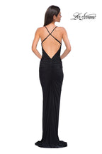 La Femme Dress 32834 - Black