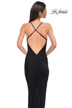 La Femme Dress 32834 - Black