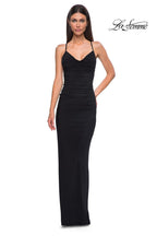 La Femme Dress 32834 - Black