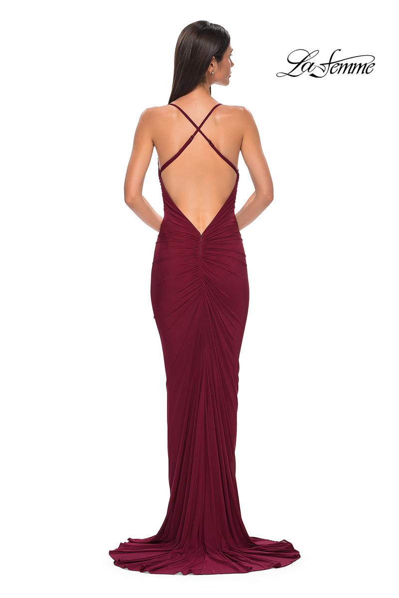La Femme Dress 32834 - Dark Berry