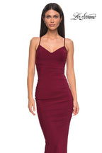 La Femme Dress 32834 - Dark Berry