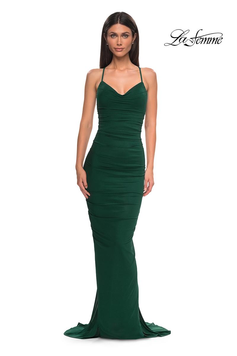 La Femme Dress 32834 - Emerald