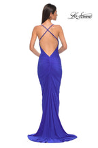 La Femme Dress 32834 - Royal Blue