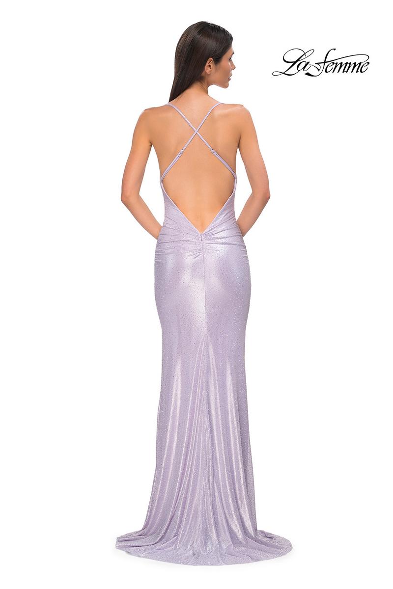 La Femme Dress 32835 - Light Periwinkle