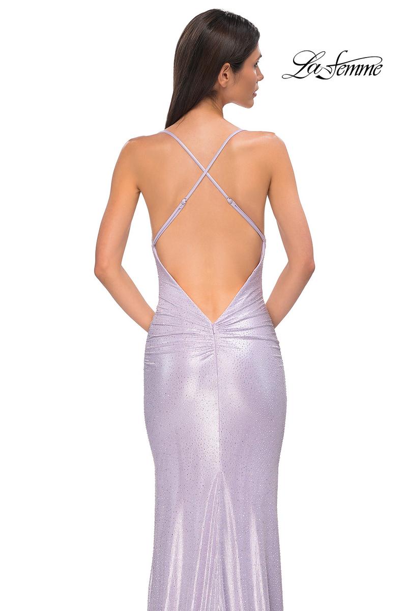 La Femme Dress 32835 - Light Periwinkle