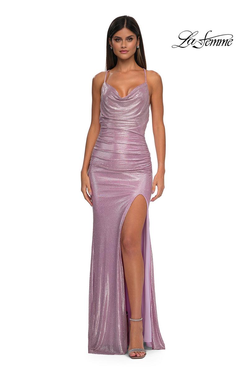 La Femme Dress 32835 - Light Pink