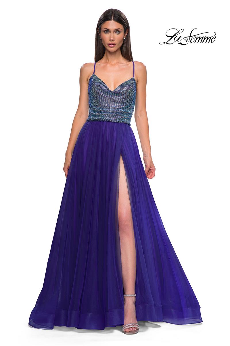 La Femme Dress 32838 - Indigo