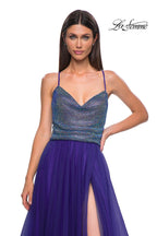 La Femme Dress 32838 - Indigo