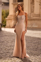 La Femme Dress 32840 - Blush