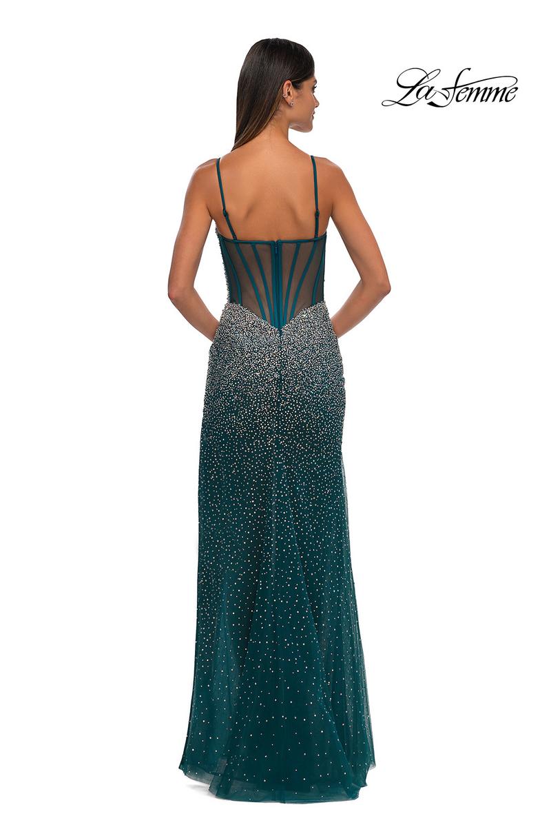La Femme Dress 32840 - Dark Teal