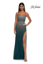 La Femme Dress 32840 - Dark Teal