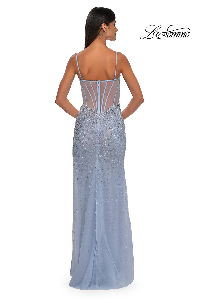 La Femme Dress 32840 - Light Periwinkle