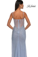 La Femme Dress 32840 - Light Periwinkle
