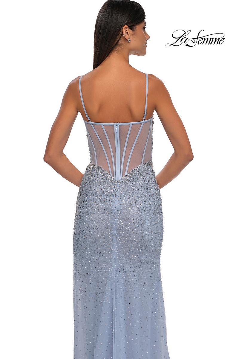 La Femme Dress 32840 - Light Periwinkle
