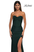 La Femme Dress 32843 - Dark Emerald