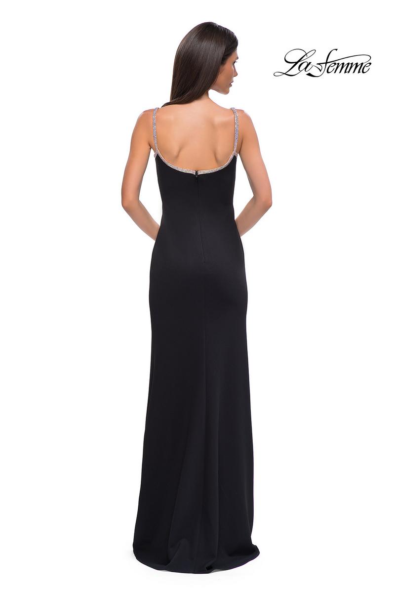 La Femme Dress 32844 - Black