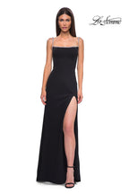 La Femme Dress 32844 - Black