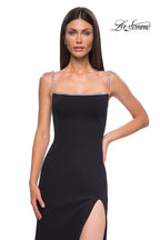 La Femme Dress 32844 - Black