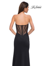 La Femme Dress 32849 - Black