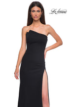 La Femme Dress 32849 - Black