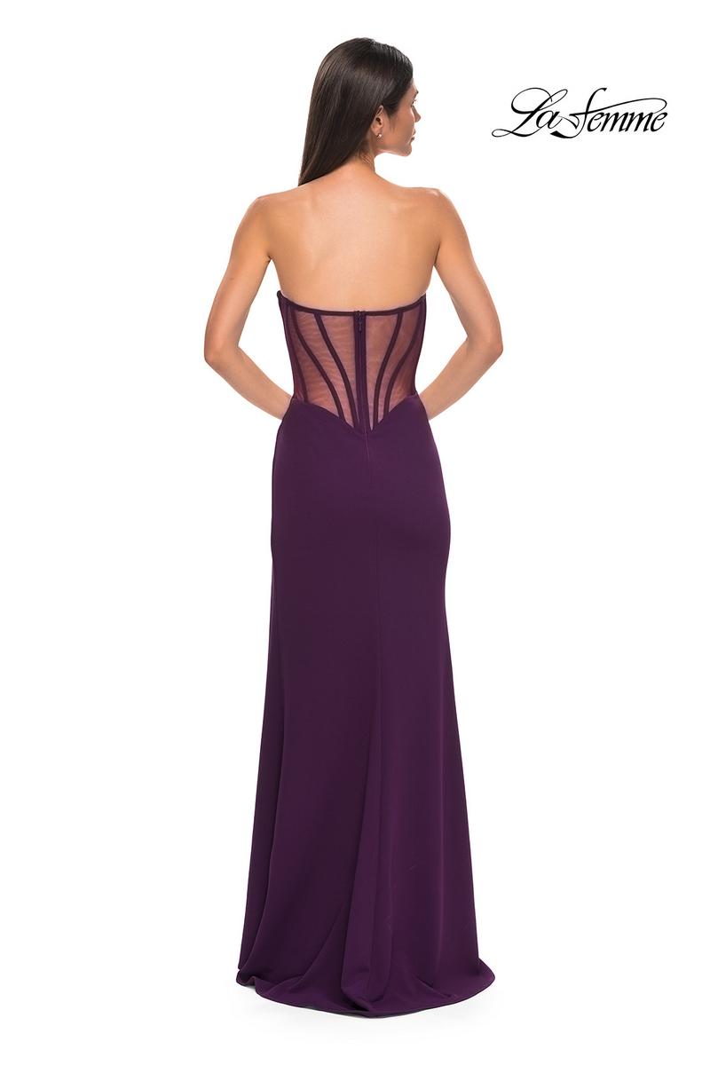 La Femme Dress 32849 - Dark Berry