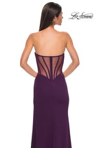 La Femme Dress 32849 - Dark Berry