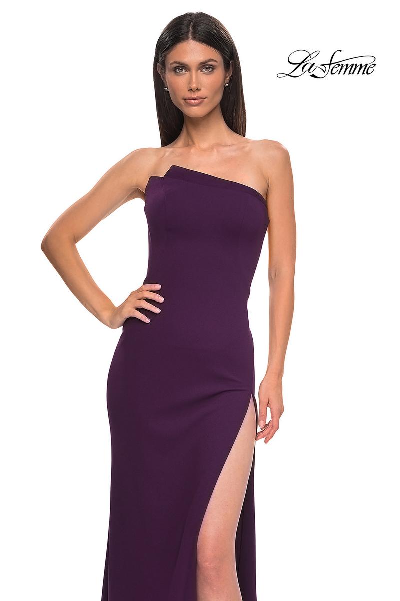La Femme Dress 32849 - Dark Berry