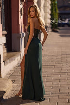 La Femme Dress 32849 - Emerald
