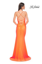 La Femme Dress 32851 - Bright Orange