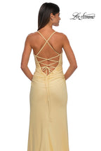 La Femme Dress 32851 - Pale Yellow