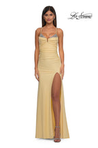 La Femme Dress 32851 - Pale Yellow