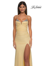 La Femme Dress 32851 - Pale Yellow