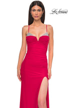 La Femme Dress 32851 - Red