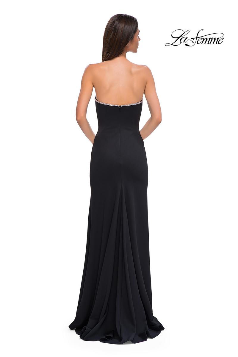 La Femme Dress 32854 - Black