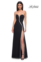 La Femme Dress 32854 - Black