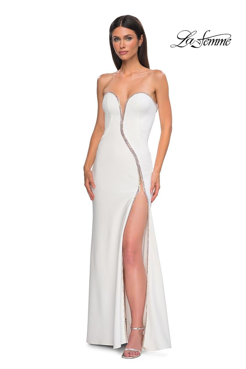 La Femme Dress 32854 - Ivory