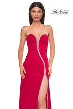 La Femme Dress 32854 - Red