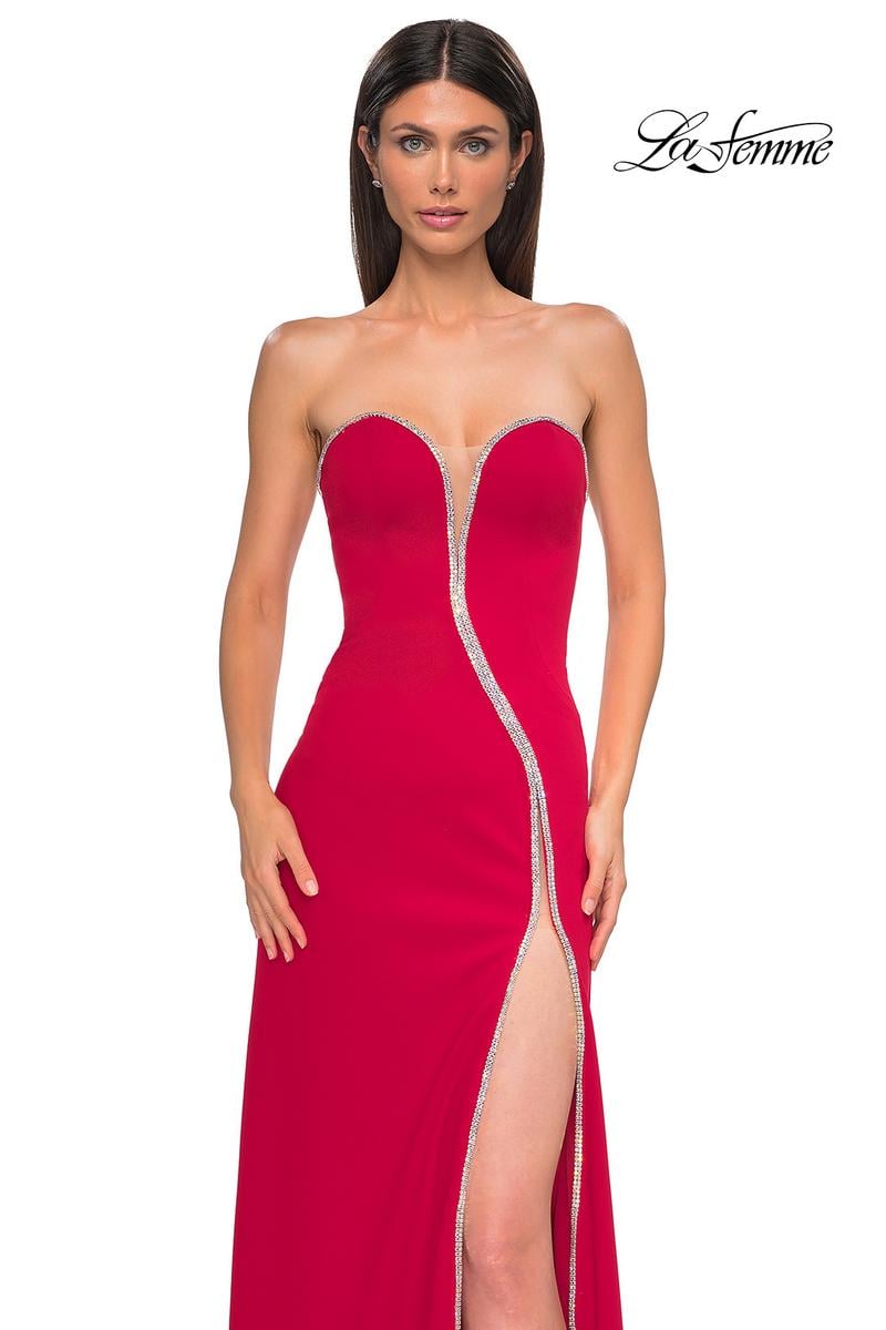La Femme Dress 32854 - Red