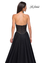 La Femme Dress 32856 - Black