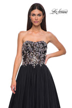 La Femme Dress 32862 - Black